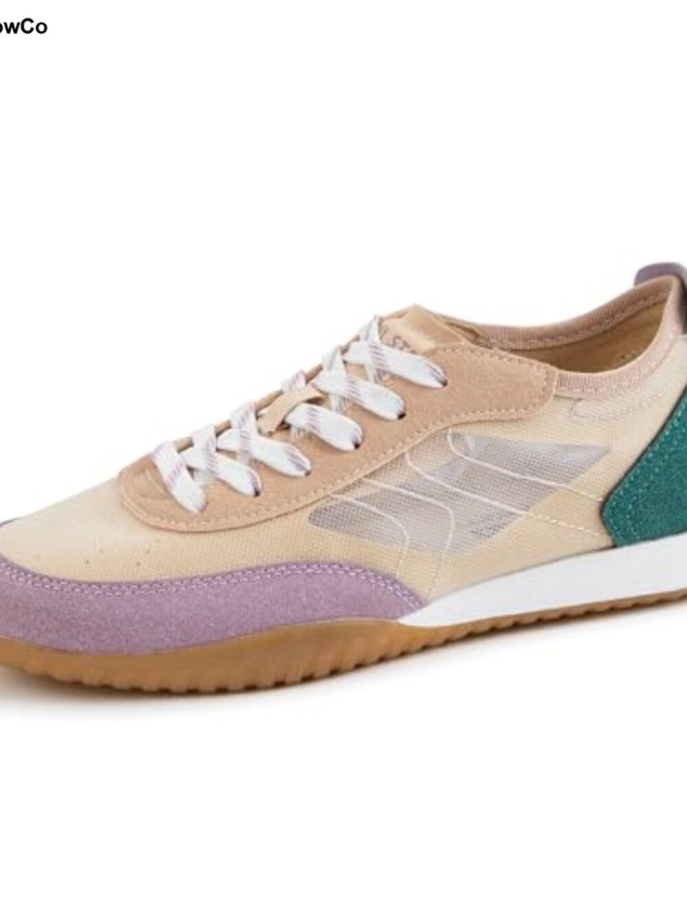 Lucky Step Womens Mesh Fashion Sneakers Lace Up Retro Casual Walking Shoes